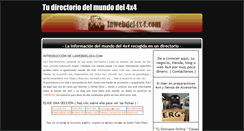 Desktop Screenshot of lawebdel4x4.com